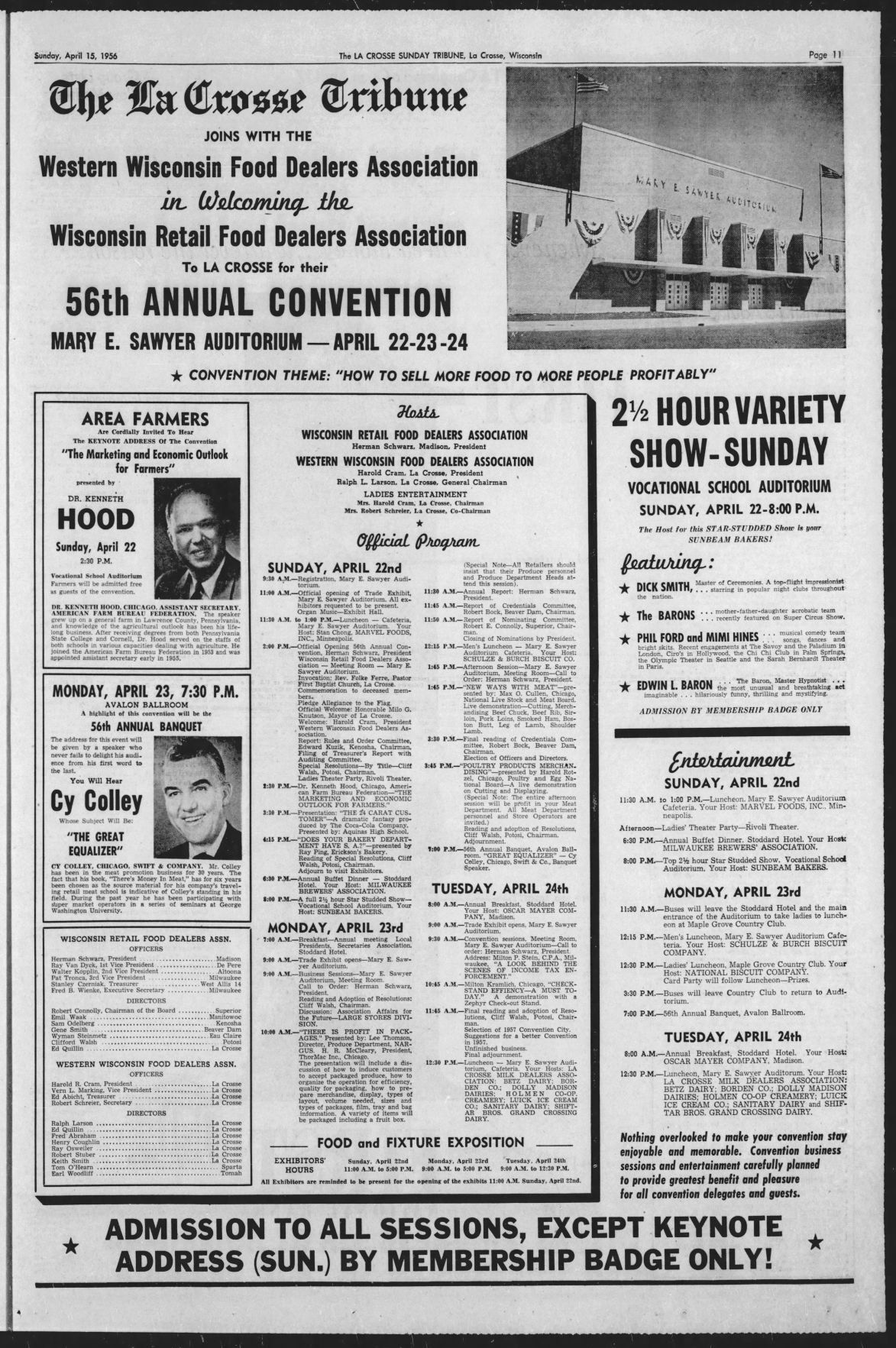 1956: Western Wisconsin Food Dealers Association
